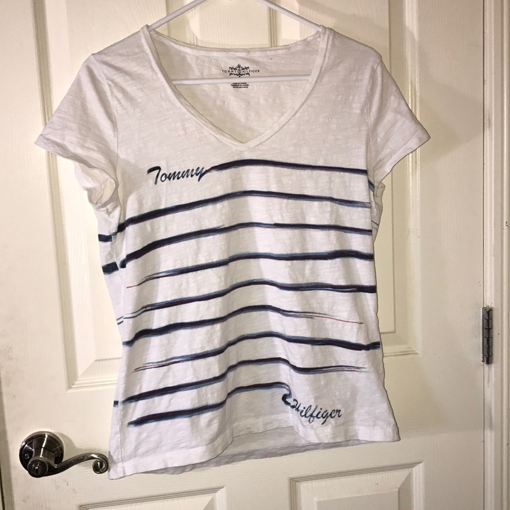 Tommy Hilfiger stitched t shirt